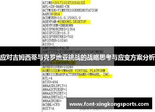 应对吉姆西蒂与克罗地亚挑战的战略思考与应变方案分析